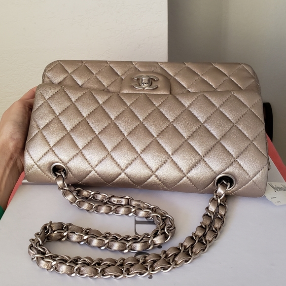 Chanel classic dark gold medium bag - Picture 4 of 16